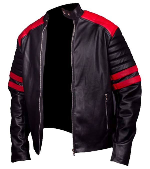 Fight Club Jacket of Tyler Durden in Black Leather 59% Off - FameJackets