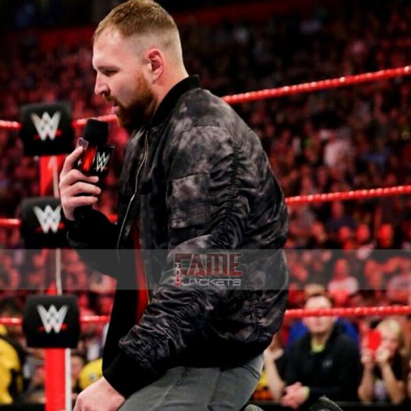 WWE Dean Ambrose real black distressed leather jacket