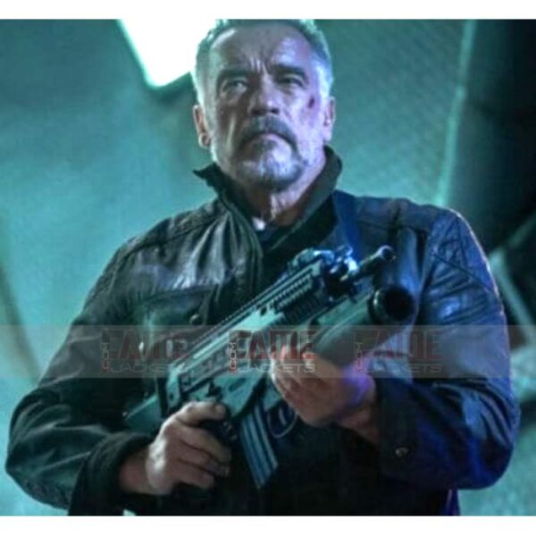 Buy Terminator Dark Fate 2019 Arnold Schwarzenegger Jacket at $80 Off Sale