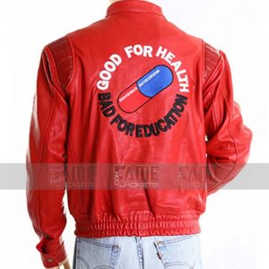 Kaneda Akira Jacket in Real Red Buffalo Leather - FameJackets