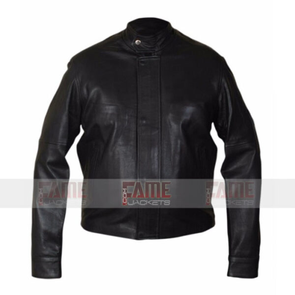 Mens Black Leather Casual Jackets