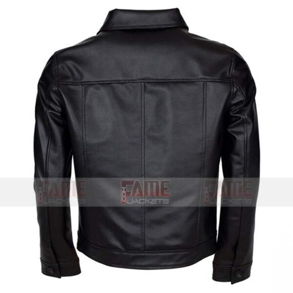 Mens Genuine Black Leather Jacket
