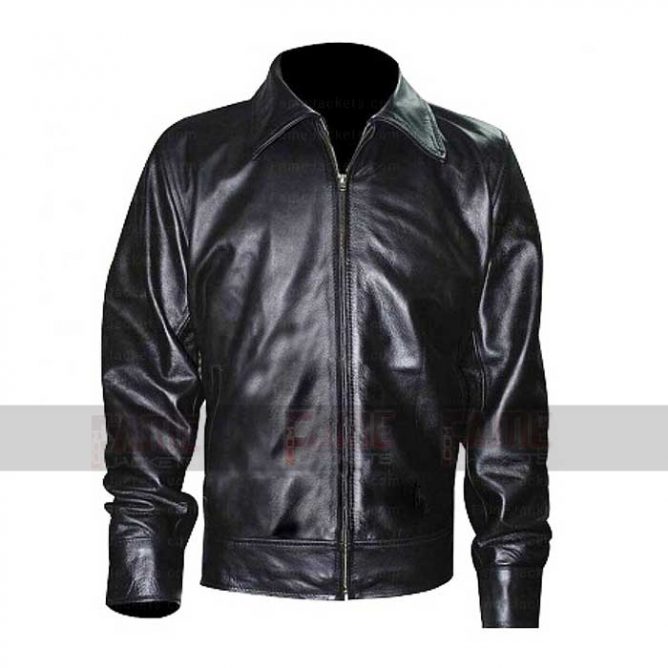 Men's Black Leather Jackets at 50% Off Sale - FameJackets
