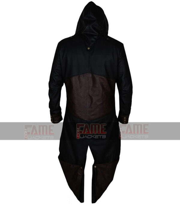 Assassins Creed Unity III Exotica Real Leather Costume With Hoodie