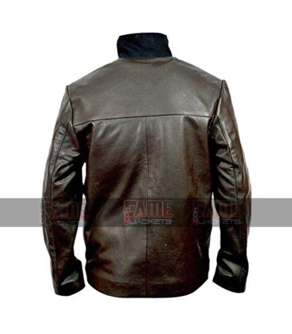 Casino Royale Daniel Craig Real Brown Leather Jacket