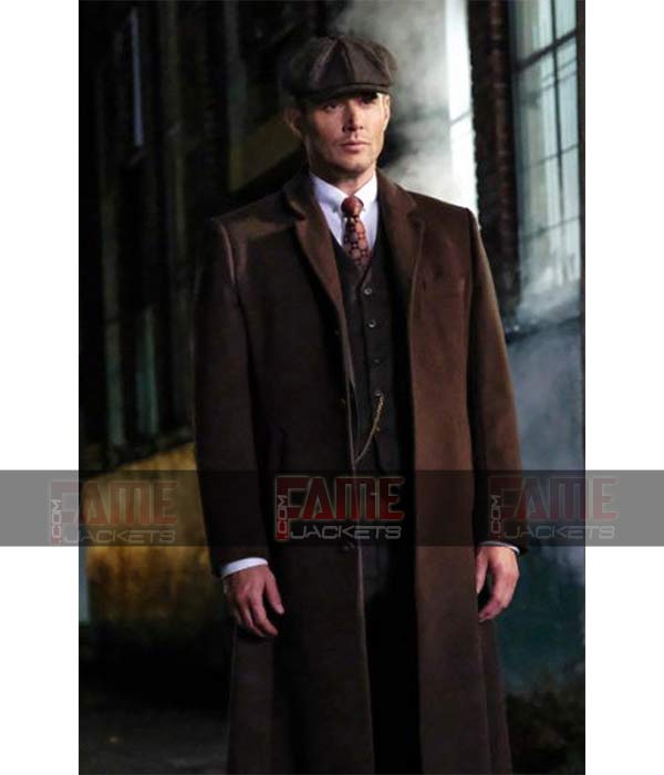 Supernatural Dean Winchester Brown Suede Leather Overcoat