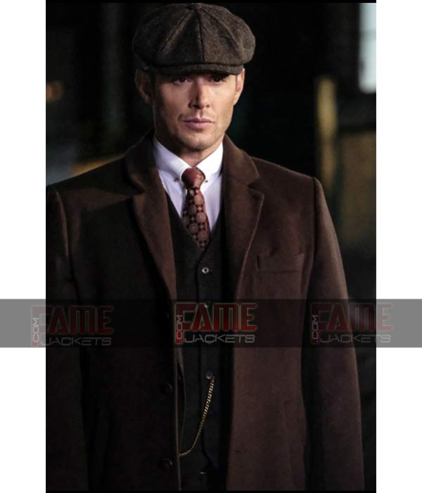 Supernatural Dean Winchester Brown Suede Leather Overcoat