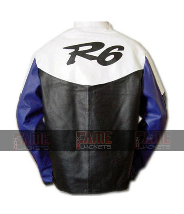Yamaha R6 Racing Jacket In Genuine Cow Leather