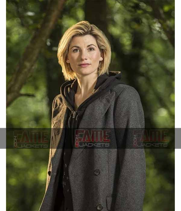 13th Doctor Who Jodie Whittaker Double Breasted Trench Coat For Women