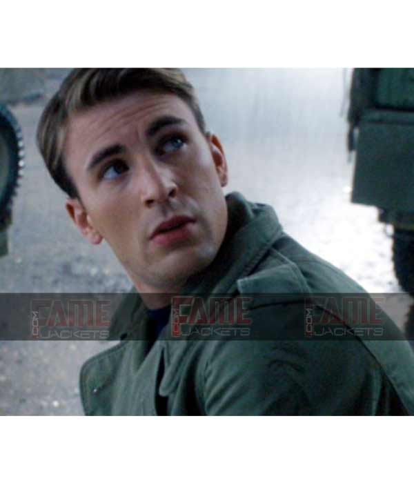 Shop Captain America Steve Rogers Green Rain Coat At Budget Friendly Price
