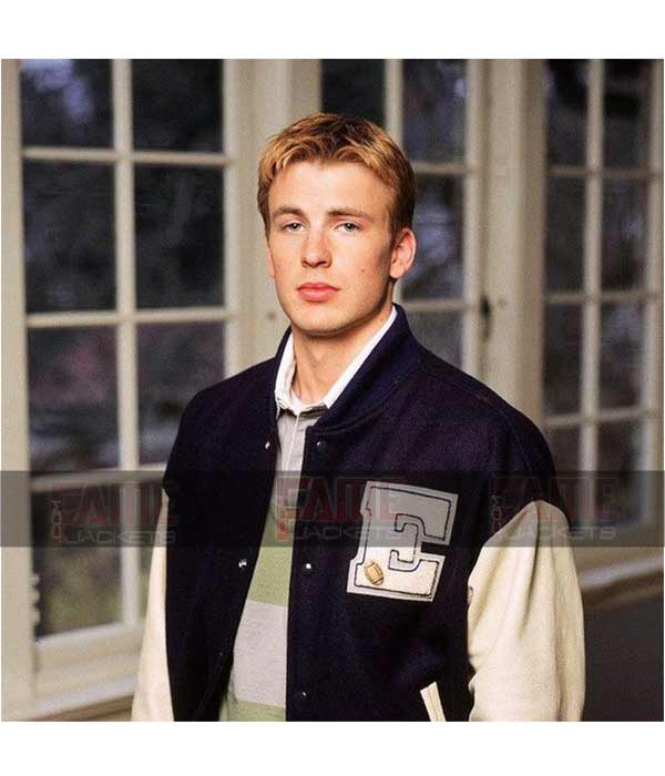 Purchase Chris Evans Letterman College Jacket At Budget Friendly Rate
