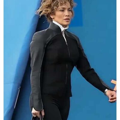 Jennifer Lopez Black Jacket from movie Atlas 2024