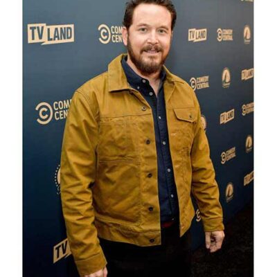 Cole Hauser Veterans Day Tribute Rip Wheeler Leather Jacket TV Series Yellowstone S04