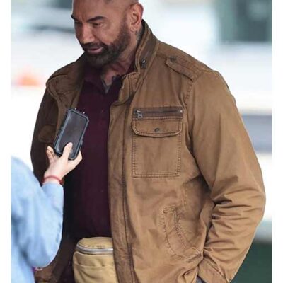 My Spy The Eternal City 2024 Dave Bautista Brown Jacket Online