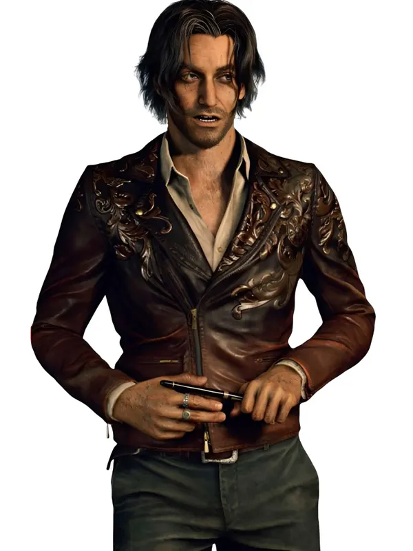 Shop Dr. Luis Serra Leather Jacket