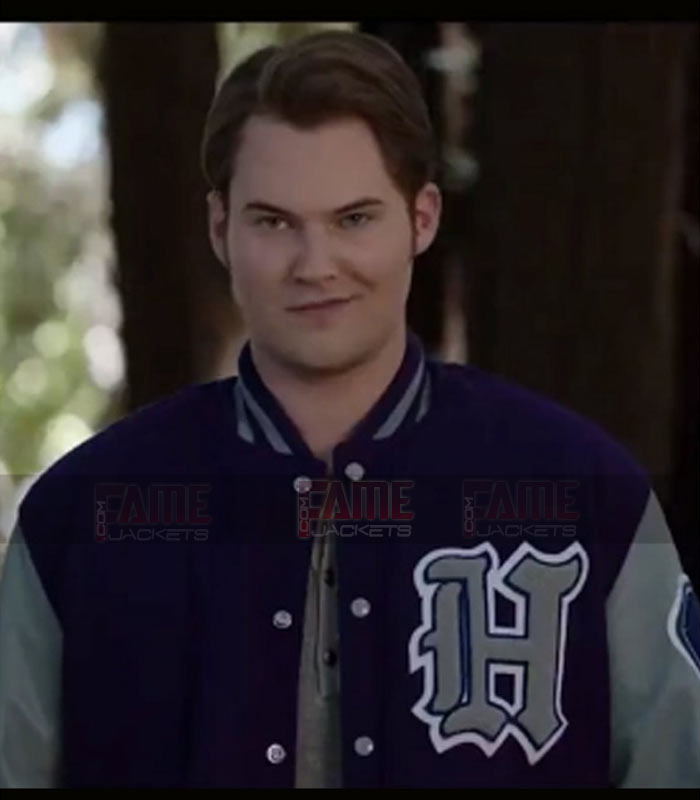 13 Reasons Why Bryce Walker Letterman Varsity Blue Jacket 