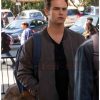 13 Reasons Why S04 Justin Foley Grey Fleece Bomber Varsity Jacket