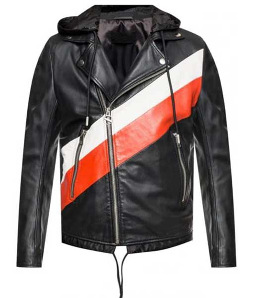 13 Reasons Why Season 4 Ross Butler Black Leather Jacket