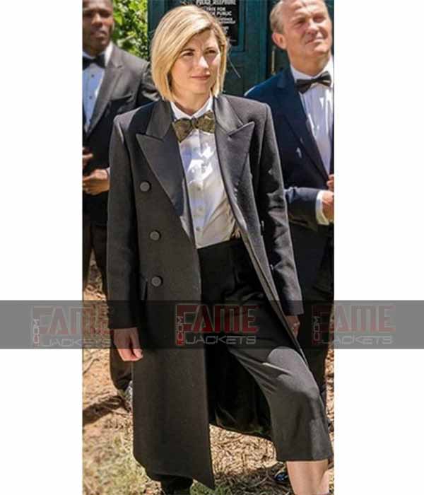 13th Doctor Jodie Whittaker Double Breasted Wool Coat