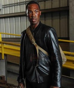 Alternative view of 24 Legacy Eric Carter Casual Mens Black Leather Jacket