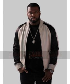 50 Cent Kanan Real Leather Bomber Jacket