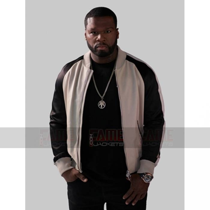50 Cent Kanan Real Leather Bomber Jacket