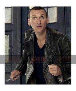 Alternative view of Christopher Eccleston Men's Leather Jacket