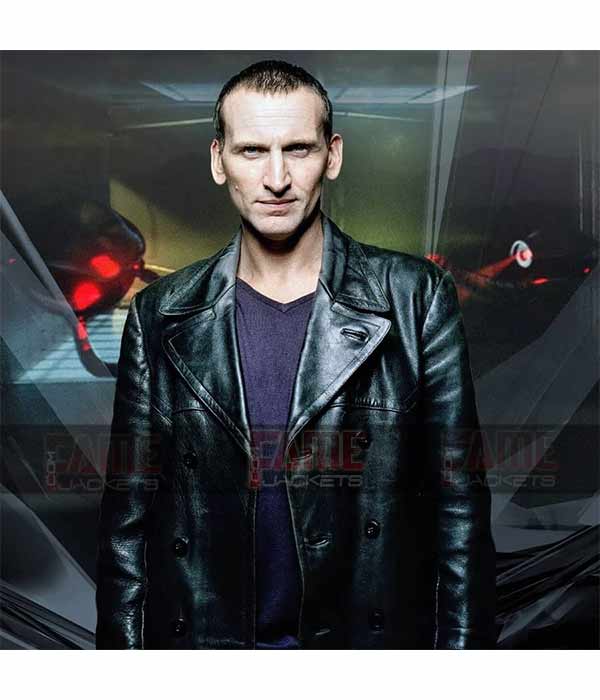 Christopher Eccleston Men's Leather Jacket