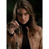Supernatural Bela Talbot Brown Real Leather Jacket