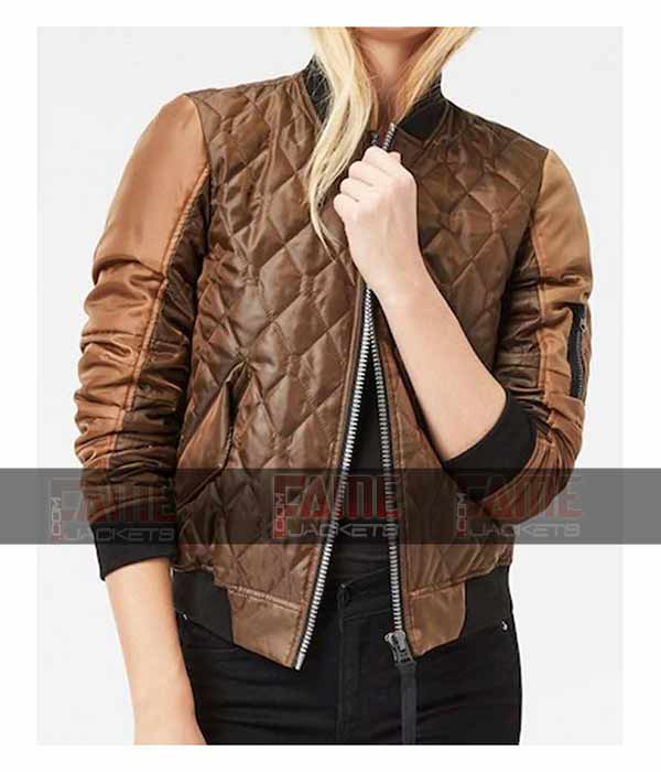 Agents of Shield Jemma Simmons Quilted Jacket