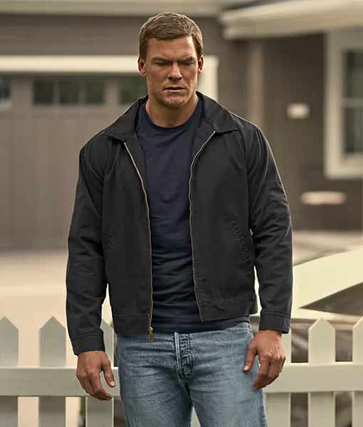 Alan Ritchson Reacher S01 Black Jacket