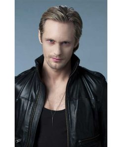 Eric Northman True Blood Black Real Leather Biker jacket