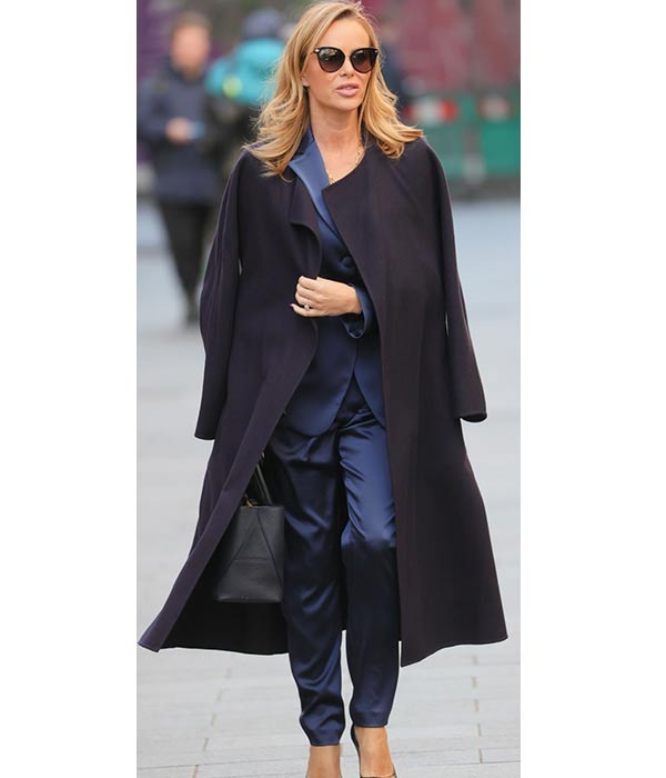 Big and Tall Womens Black Cotton Over Coat