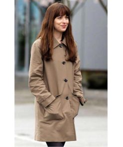 Alternative view of Fifty Shades Darker Anastasia Steele Dakota Johnson Trench Coat