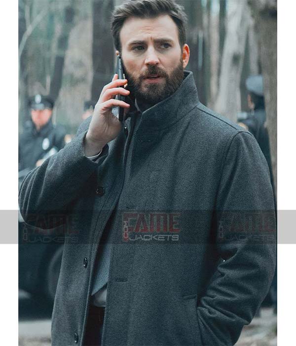 Chris Evans Winter Wool Coat