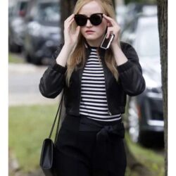 Anna Delvey Inventing Anna Leather Jacket
