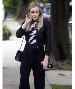 Alternative view of Anna Delvey Inventing Anna Leather Jacket