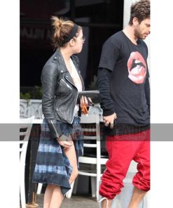 Alternative view of Ashley Victoria Benson Women Black Leather Biker Jacket