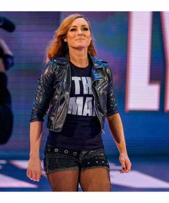 Becky Lynch Leather Jacket - Cropped Leather Jacket