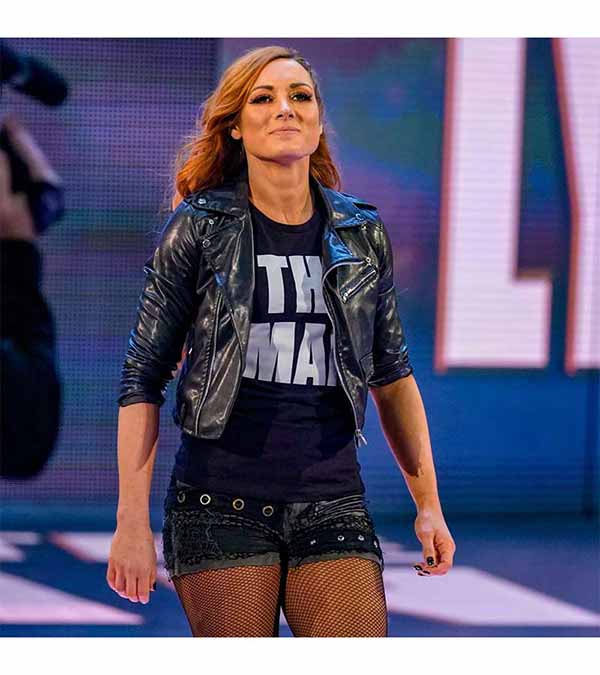 Becky Lynch Leather Jacket - Cropped Leather Jacket
