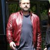 Ben Affleck Red Bikers Leather Jacket