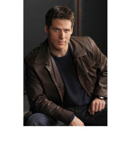 Ben Browder Stargate SG-1 Brown Leather Coat Style Jacket