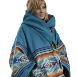 Beth Dutton Blue Hooded Coat