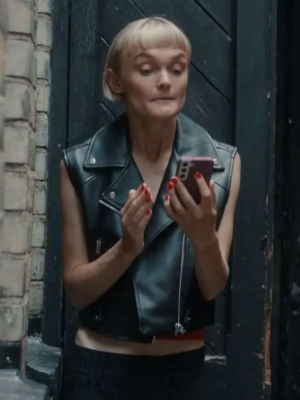 Shop Hebe Beardsall Geek Girl S01 Betty Leather Vest