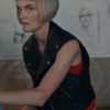 Buy Betty Geek Girl Black Leather Vest
