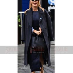 Big And Tall Women Black Wool Coat Amanda Holden