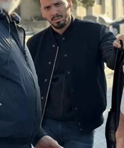 Alternative view of Blood Coast Tewfik Jallab Black Varsity Jacket