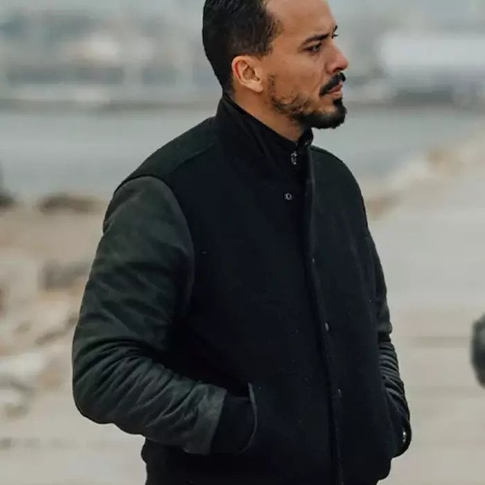 Blood Coast Tewfik Jallab Black Varsity Jacket