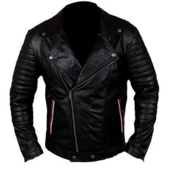 Blue Valentine Ryan Gosling Stylish Black Leather Jacket