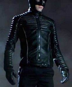 Bruce Wayne Batman Gotham Leather Jacket